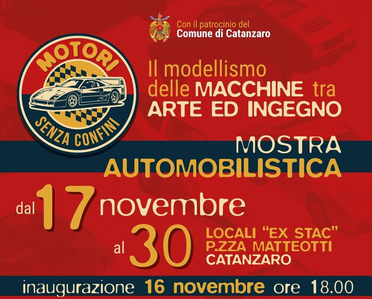 images “Motori senza confini”, a Catanzaro oltre 300 modelli in mostra tra storia, cinema e design