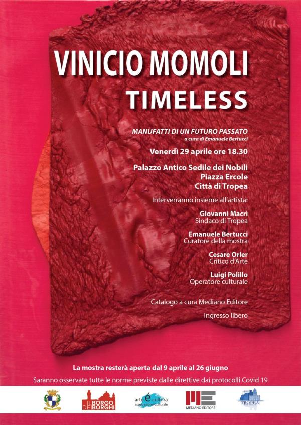 Tropea ospita la presentazione della mostra "Timeless. Manufatti di un futuro passato" di Vinicio Momoli images  Tropea ospita la presentazione della mostra "Timeless. Manufatti di un futuro passato" di Vinicio Momoli