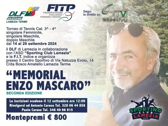 images Tennis, a Lamezia il secondo torneo in memoria di Enzo Mascaro