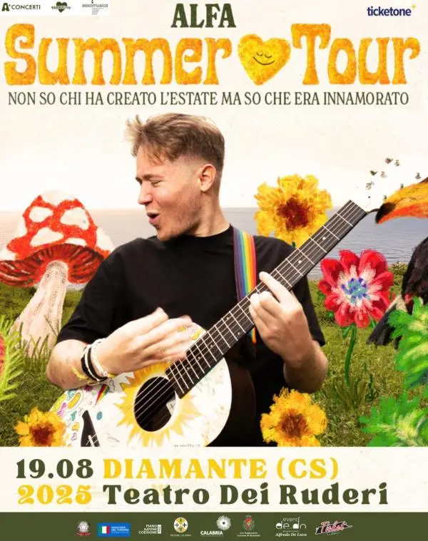 Diamante, Alfa in concerto il 19 agosto al Teatro dei Ruderi di Cirella images Diamante, Alfa in concerto il 19 agosto al Teatro dei Ruderi di Cirella