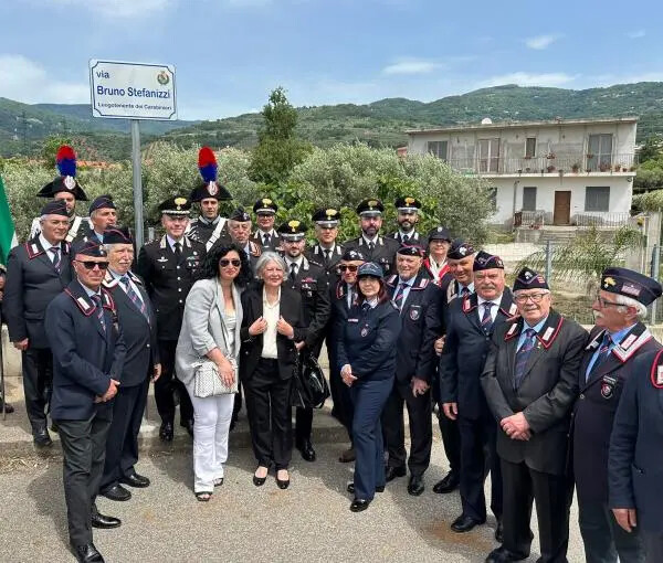 images Carabinieri Lamezia Terme, intitolata una via a Bruno Stefanizzi 