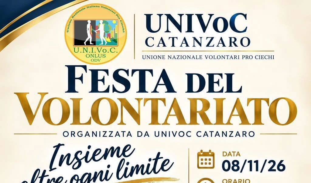 images Volontariato e disabilità visiva, l’UNIVOC di Catanzaro promuove una giornata di condivisione