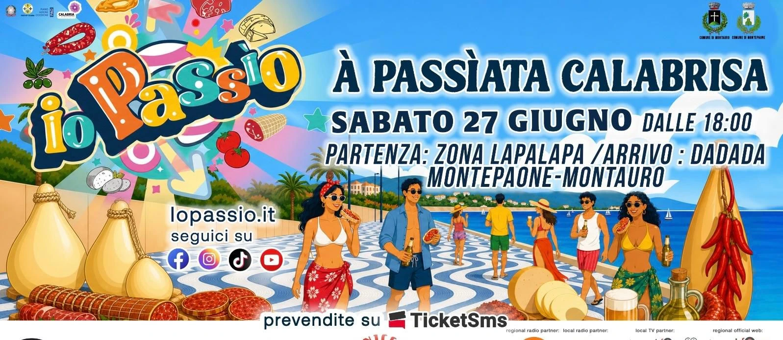 Io Passìo: il 27 giugno la Costa dei Saraceni diventa una “passìata calabrisa” tra mare, gusto e goliardia
