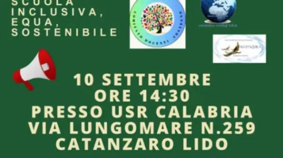 images Manifestazione nazionale dei docenti di sostegno: a Catanzaro il 10 Settembre per una scuola inclusiva