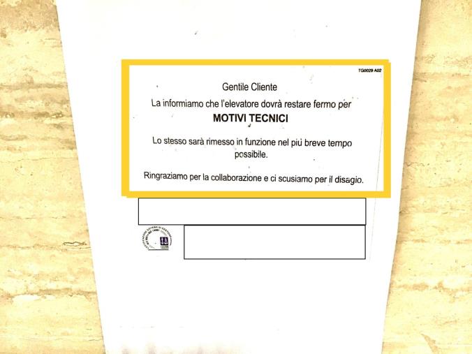 images CSA-Cisal: "Ancora ascensori non funzionanti nella Cittadella regionale, nuovo brutto episodio" 