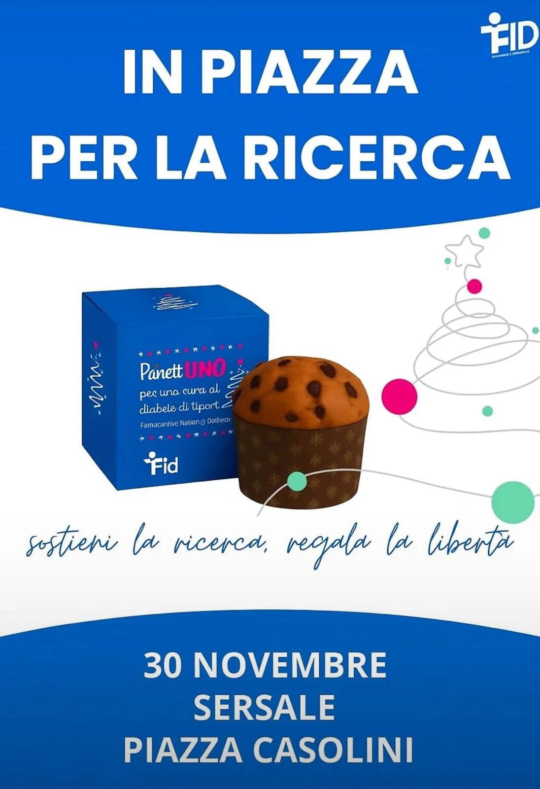 Sersale, domani in piazza per la ricerca con  FID contro il Diabete di Tipo 1
