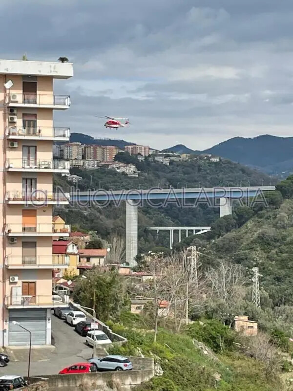 images Catanzaro, recuperato l'uomo che si è lanciato nel vuoto per sfuggire alla polizia 