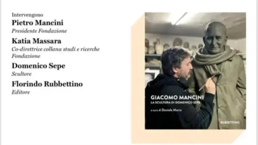 "Giacomo Mancini, la scultura di Domenico Sepe", lunedì la presentazione del libro a Cosenza images "Giacomo Mancini, la scultura di Domenico Sepe", lunedì la presentazione del libro a Cosenza
