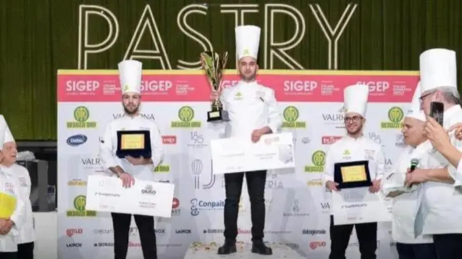 Il calabrese Giuseppe Bonfiglio vince il Campionato Italiano Pasticceria e Cioccolateria Juniores
