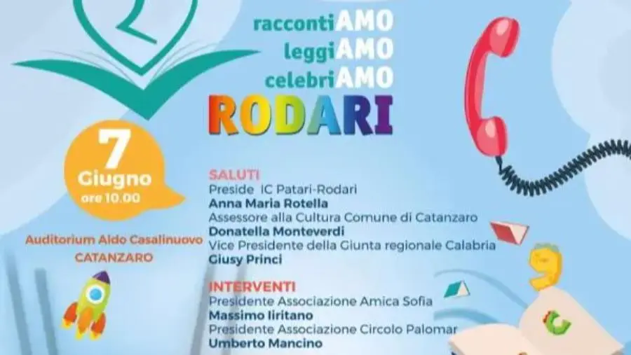 A Catanzaro "AMO Rodari", appuntamento sul palco dell’Auditorium 'Casalinuovo' images A Catanzaro "AMO Rodari", appuntamento sul palco dell’Auditorium 'Casalinuovo'