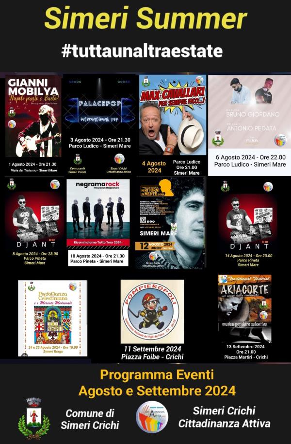 A Simeri Crichi sarà "Tutta un'altra estate": il programma degli eventi images A Simeri Crichi sarà "Tutta un'altra estate": il programma degli eventi