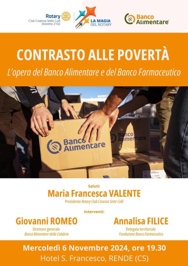 images Il Rotary Club Cosenza Sette Colli aderisce alla Giornata nazionale della Colletta alimentare