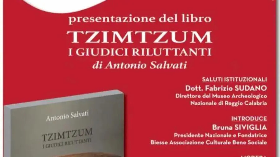 Al MarRc di Reggio la presentazione del libro "TzimTzum i giudici riluttanti" images Al MarRc di Reggio la presentazione del libro "TzimTzum i giudici riluttanti"