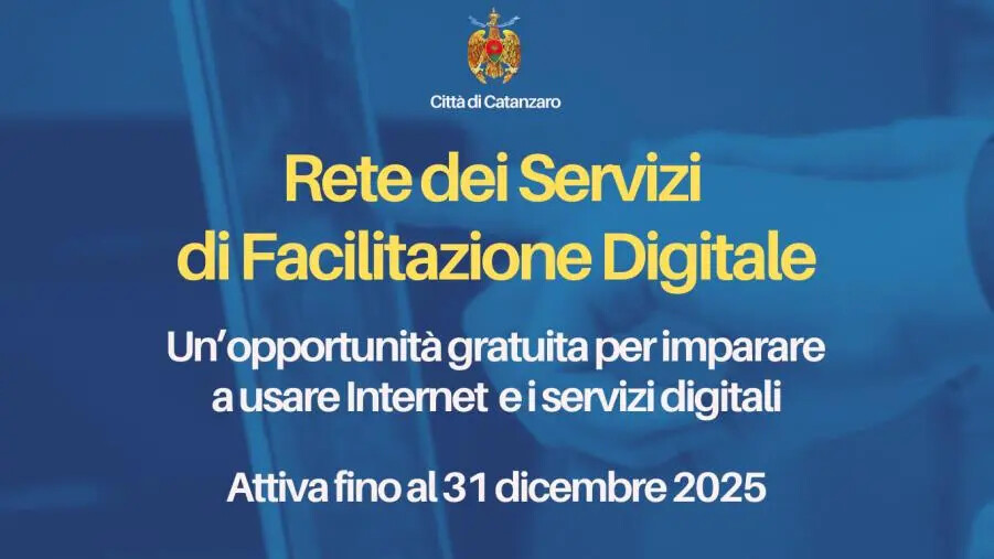 images L'Amministrazione Comunale di Catanzaro prosegue la rete dei servizi di facilitazione digitale