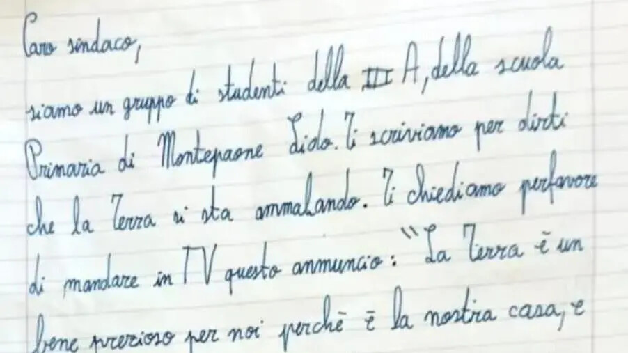 images Giornata della Terra, i bimbi di Montepaone scrivono una lettera al sindaco per salvare il Pianeta