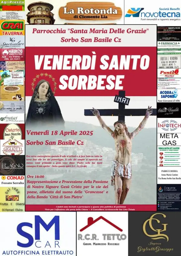 images Dopo 10 anni a Sorbo San Basile torna il tradizionale "Venerdì Santo" 