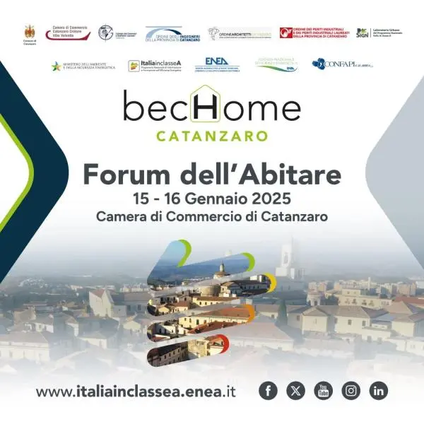 Al via domani a Catanzaro il "Forum dell'abitare" promosso da Comune ed Enea images Al via domani a Catanzaro il "Forum dell'abitare" promosso da Comune ed Enea