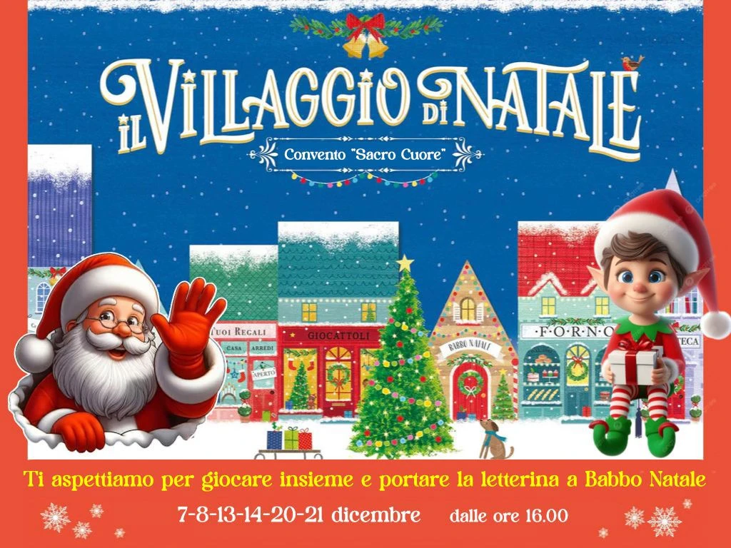 Catanzaro, nel quartiere Lido apre il Villaggio di Babbo Natale alla Parrocchia del Sacro Cuore