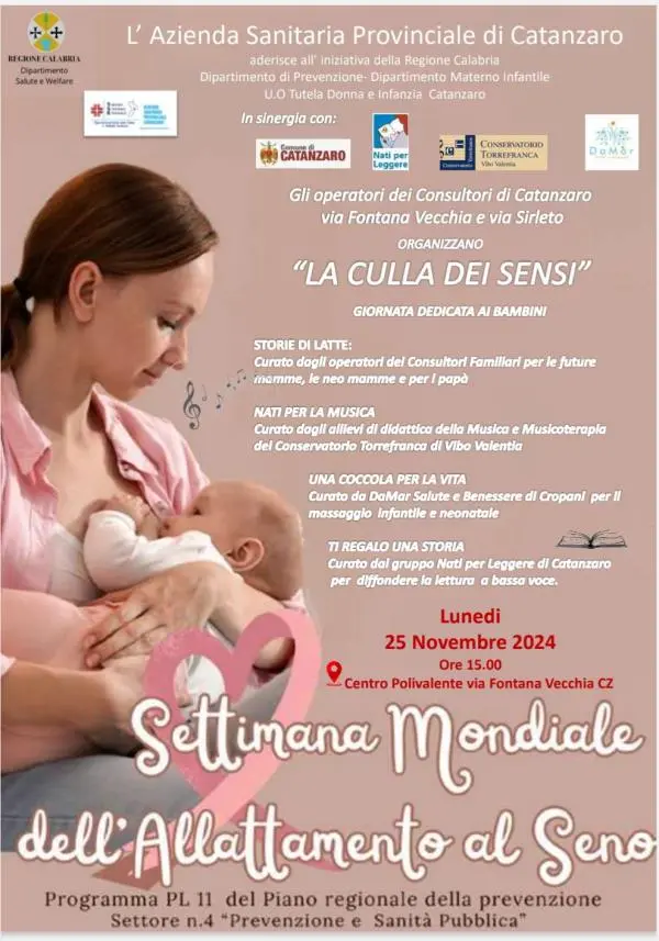 images Catanzaro, oggi l'iniziativa “La Culla dei sensi, giornata dedicata ai bambini”