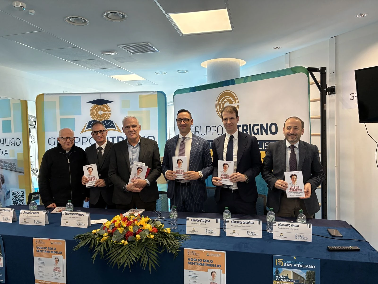  A Catanzaro focus su salute mentale: il libro di Giovanni Occhiuto presentato al San Vitaliano