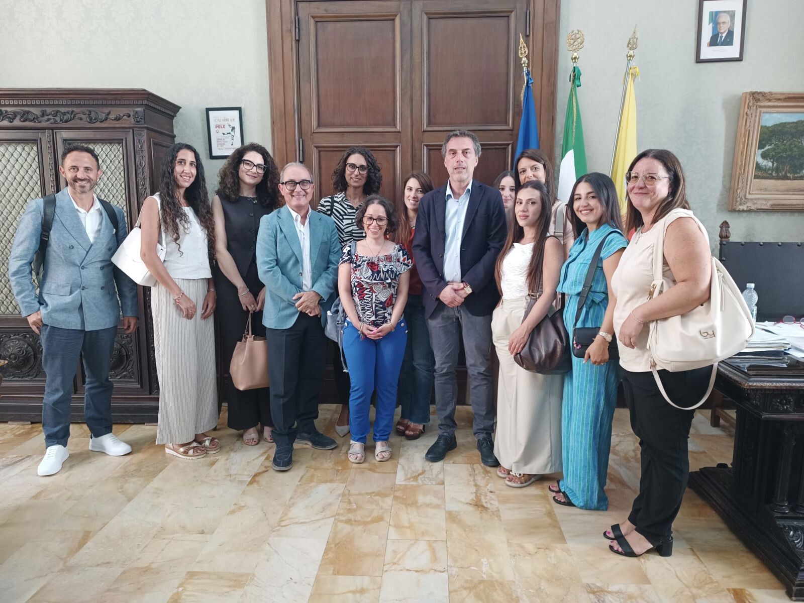 images Catanzaro, Fiorita  accoglie le nuove figure professionali assunte nell'Ambito Territoriale Sociale  