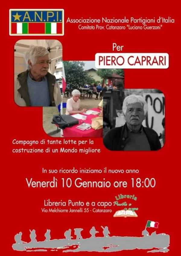 Catanzaro, venerdì appuntamento dell'ANPI in ricordo di Piero Caprari images Catanzaro, venerdì appuntamento dell'ANPI in ricordo di Piero Caprari