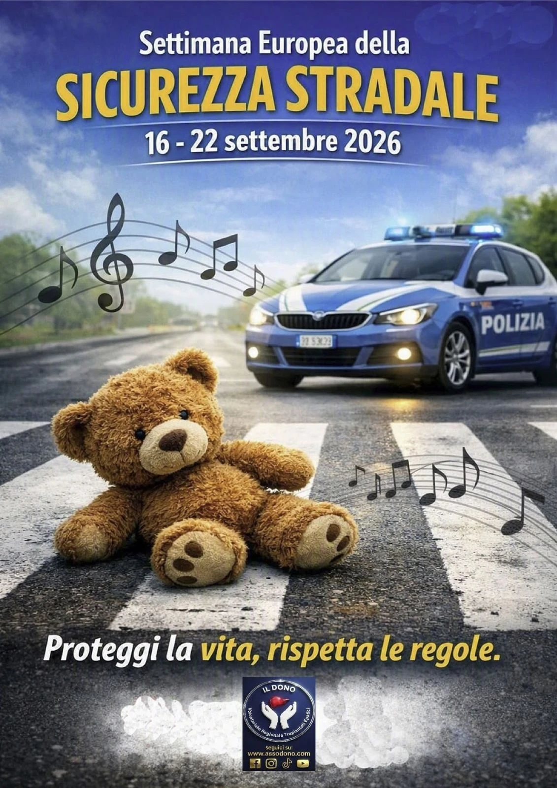 Sicurezza stradale, l’Associazione il Donoporta le sue "testimonianze di vita" ai Roadpol Safety Days