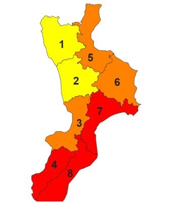 images Maltempo in Calabria, sulla fascia ionica domani l'allerta diventa rossa 