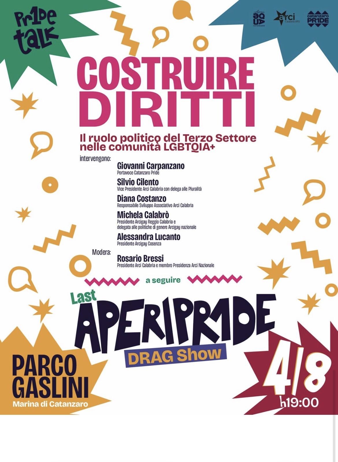 images Arci Catanzaro: “Diritti, dignità, uguaglianza: al fianco del primo Pride”