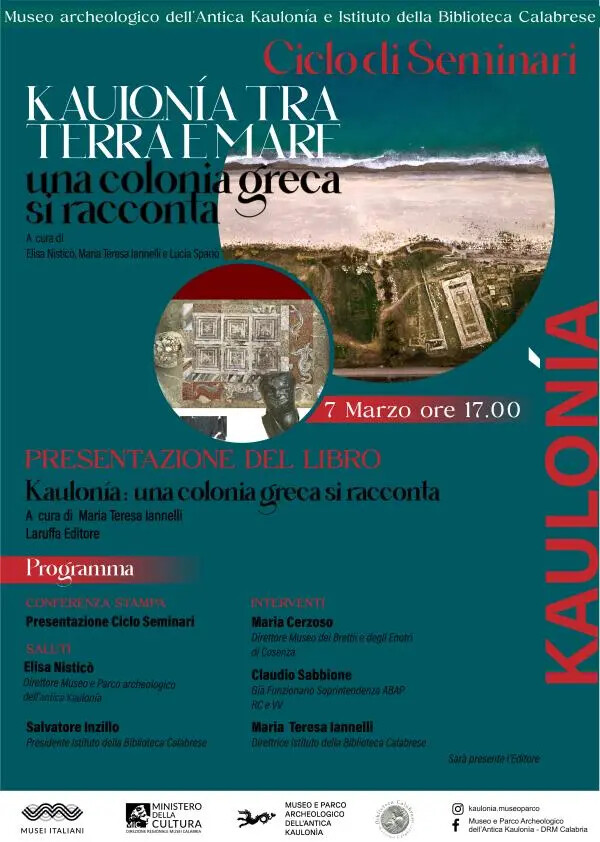images Al via il ciclo di seminari "Kaulonia tra terra e mare, una colonia greca si racconta"