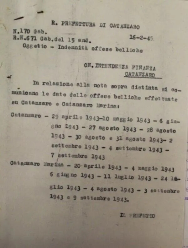 Mario Saccà: "17 mesi prima del 25 aprile, dopo le bombe del 1943, a Catanzaro arrivano i Canadesi" images Mario Saccà: "17 mesi prima del 25 aprile, dopo le bombe del 1943, a Catanzaro arrivano i Canadesi"