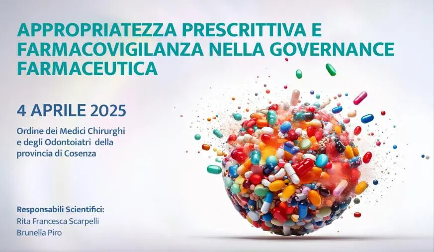 images “L’appropriatezza prescrittiva e la farmacovigilanza nella governance farmaceutica”, il convegno dei Medici a Cosenza