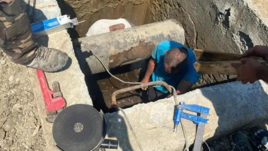 images A Catanzaro perdita idrica nel quartiere Santa Maria, Barberio: “Le squadre notturne funzionano”