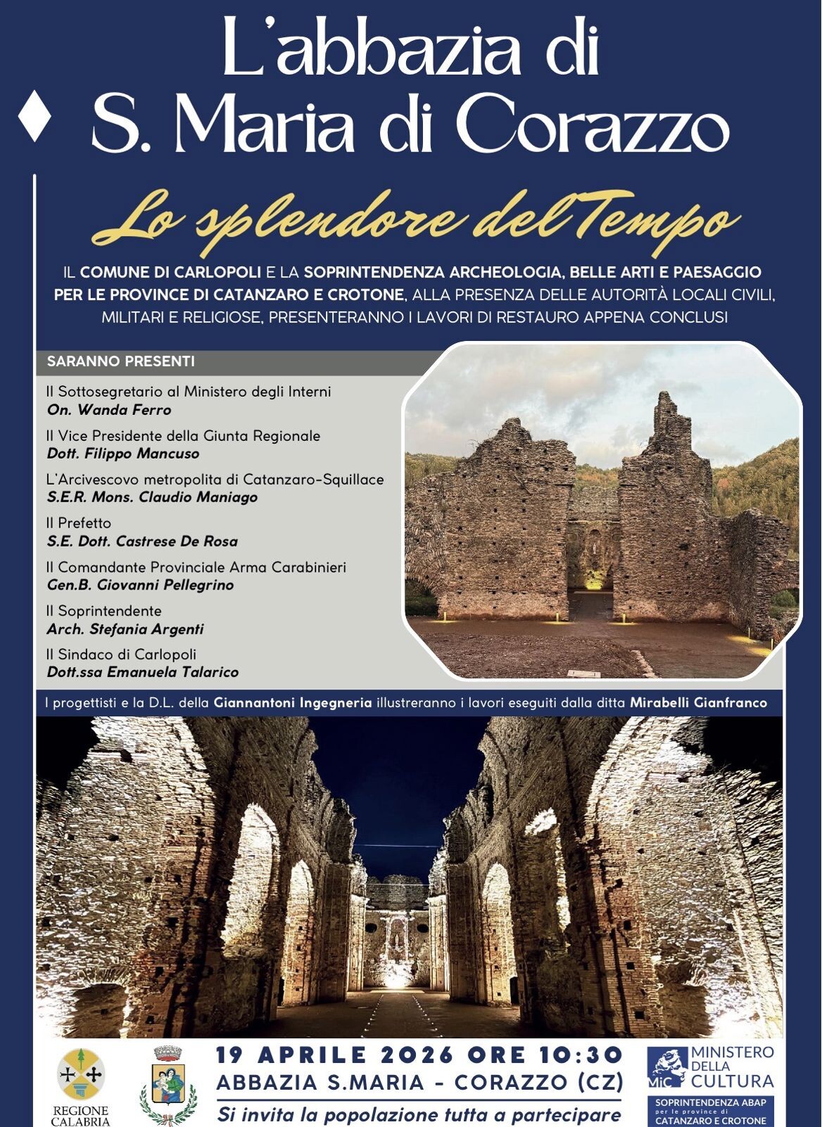 images L’Abbazia di S. Maria di Corazzo: lo splendore del tempo