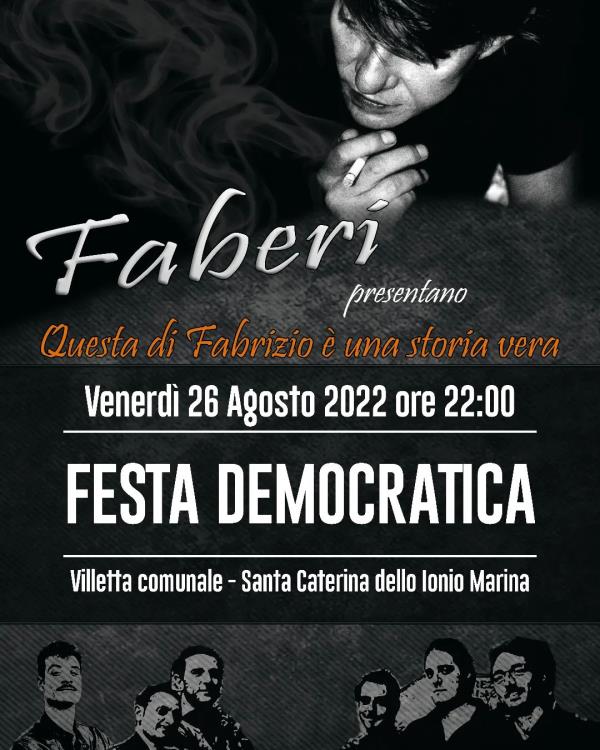 Santa Caterina Ionio Marina, i Faberi ospiti della Festa democratica images Santa Caterina Ionio Marina, i Faberi ospiti della Festa democratica