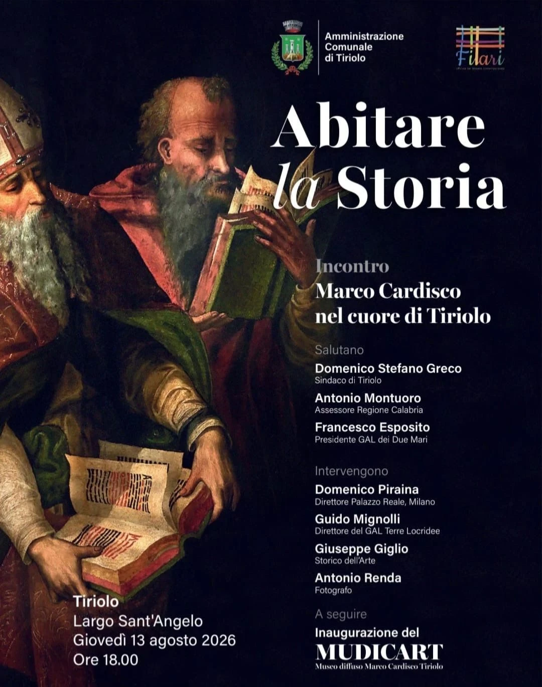 Nasce il MUDICART: Museo Diffuso Marco Cardisco Tiriolo