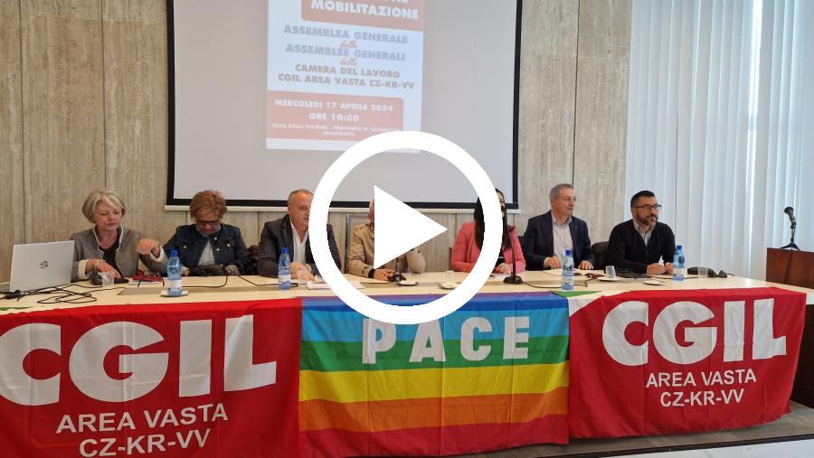 La Cgil pronta a mobilitarsi per salute, sicurezza, salari, lavoro: a Catanzaro una partecipata Assemblea generale images La Cgil pronta a mobilitarsi per salute, sicurezza, salari, lavoro: a Catanzaro una partecipata Assemblea generale