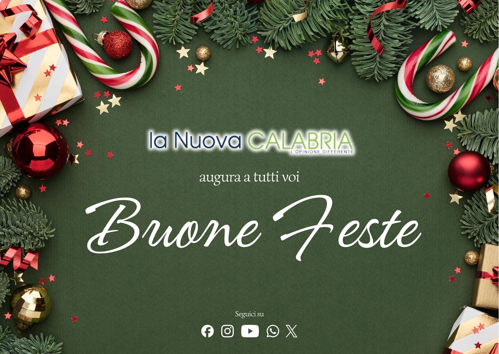 images Buon Natale 2025, con l'augurio che sia l'inizio di una "rinascita" anche per la Calabria