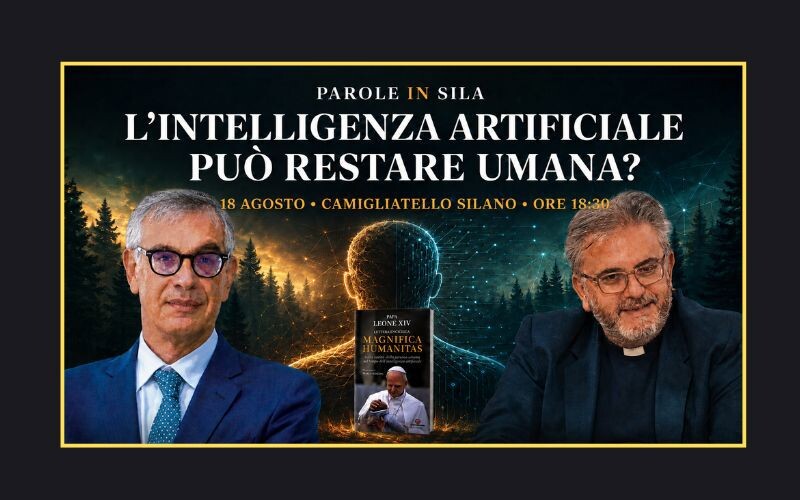 Parole in Sila, IA e dignità umana: il 18 agosto confronto tra Cisterna e don Stamile images Parole in Sila, IA e dignità umana: il 18 agosto confronto tra Cisterna e don Stamile