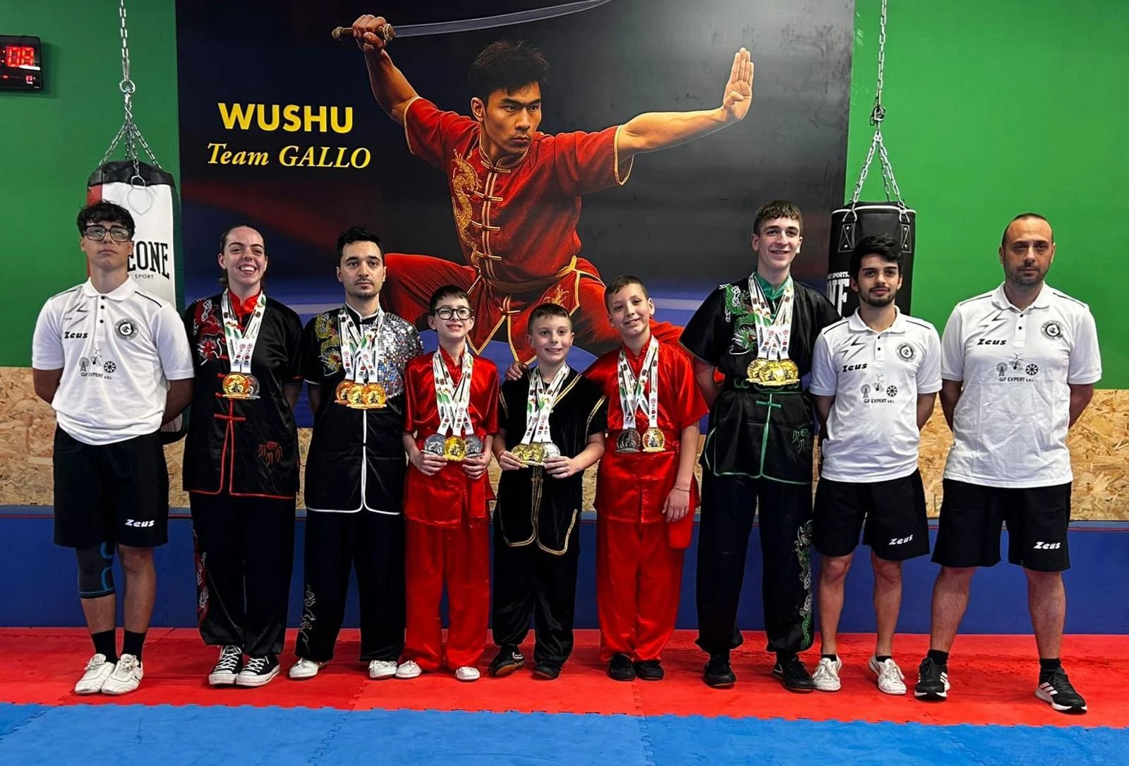 Wushu, Catanzaro domina l'Europa: trionfo storico del Team Gallo agli internazionali CKA di Perugia
