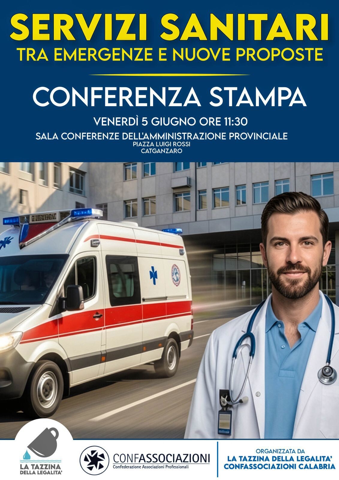 images Catanzaro, venerdì la Tazzina della Legalità presenta il suo progetto sulla sanità 