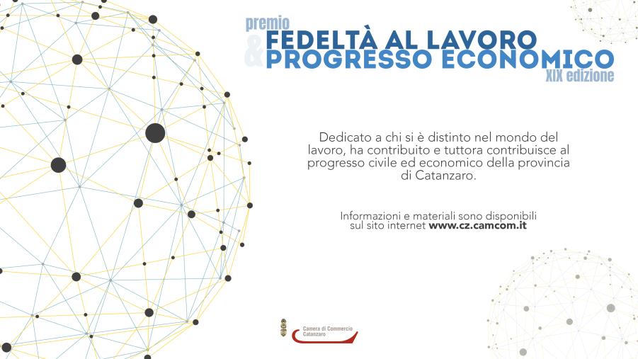 images Catanzaro. "Fedeltà al lavoro": ecco il bando per partecipare al premio della Camera di commercio