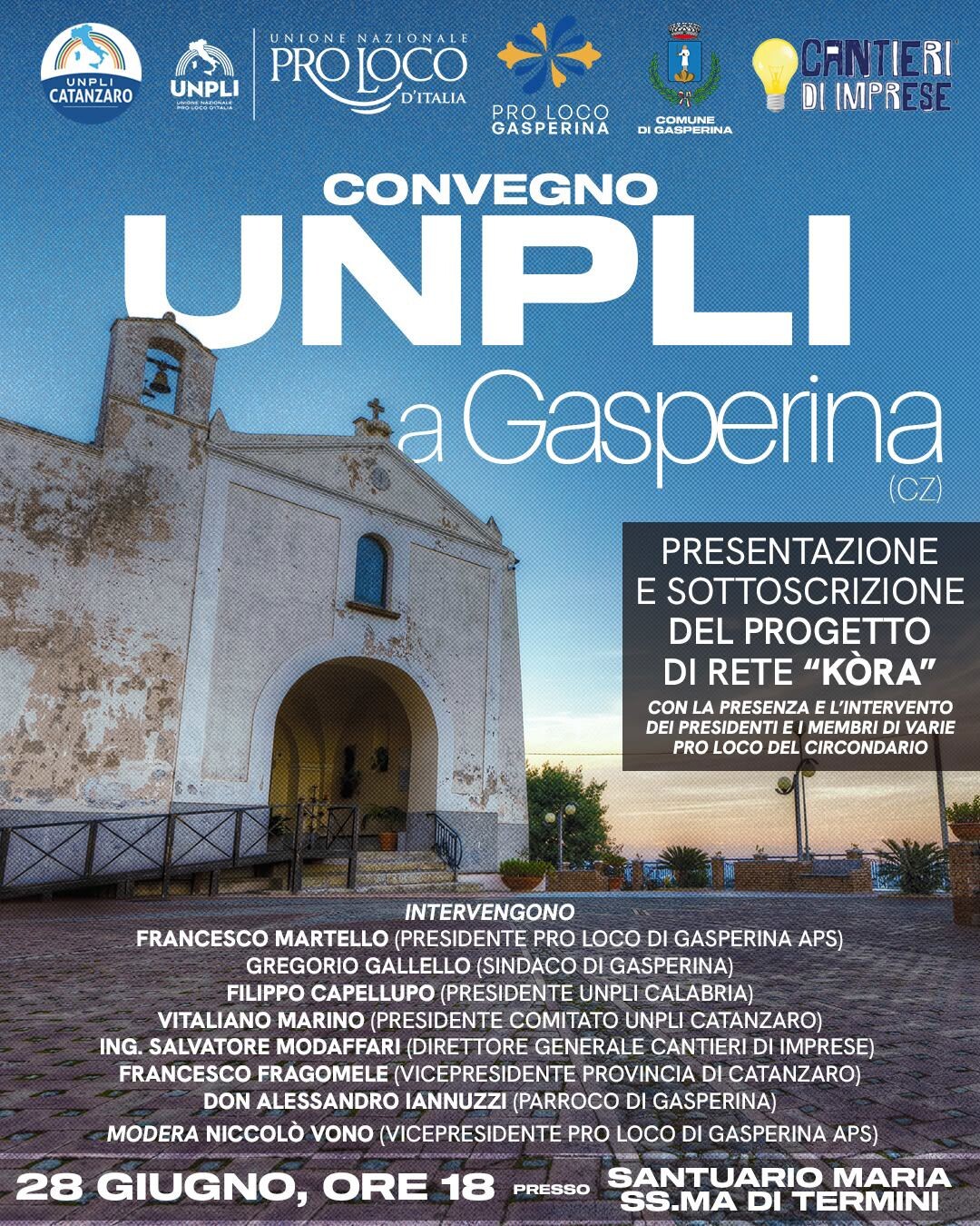 images A Gasperina nasce KÒRA, la rete delle Pro Loco per unire territorio, cultura e partecipazione