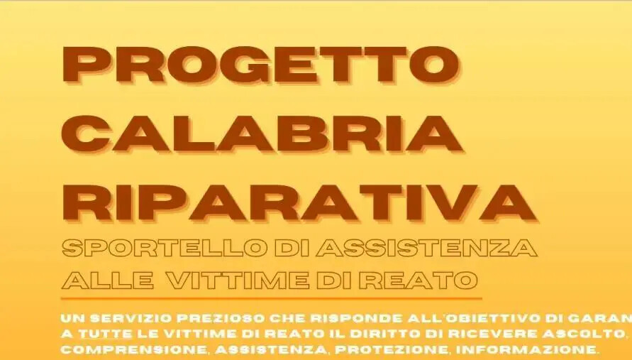 images Progetto “Calabria Riparativa”: aperto lo sportello di Catanzaro