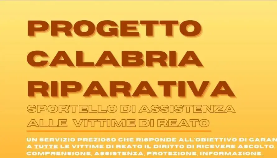 Progetto “Calabria Riparativa”: aperto lo sportello di Catanzaro images Progetto “Calabria Riparativa”: aperto lo sportello di Catanzaro