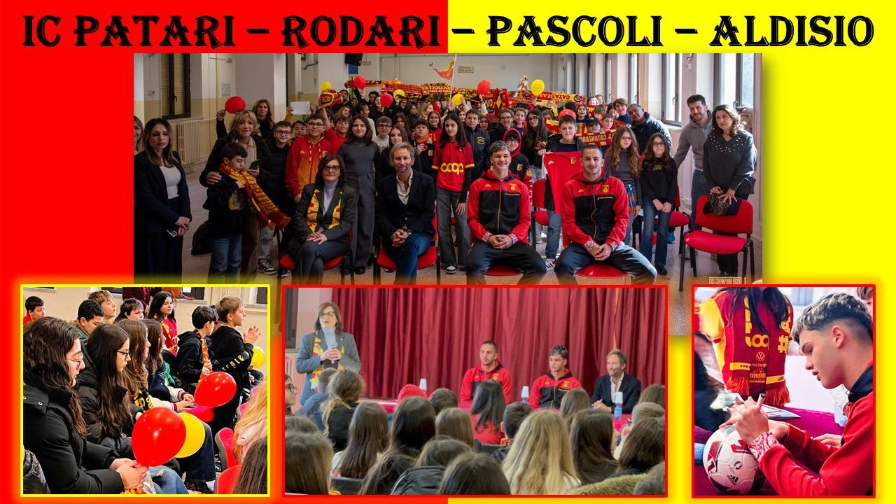 A Catanzaro "Aquile in classe": gli alunni della 'Patari-Pascoli" incontrano Davide&nbsp;Buglio e Fellipe Jack