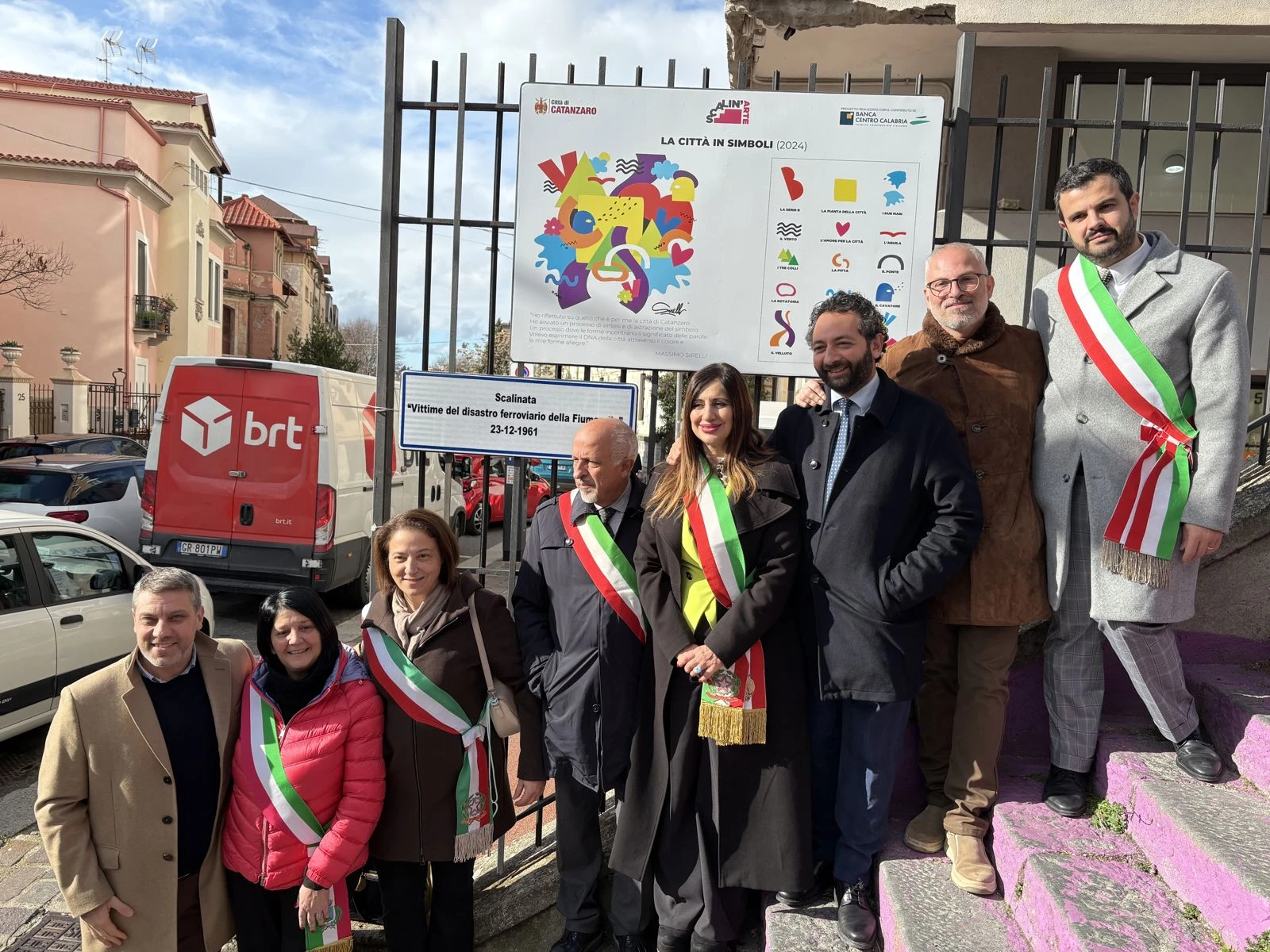 Catanzaro, una scalinata per ricordare il disastro della Fiumarella