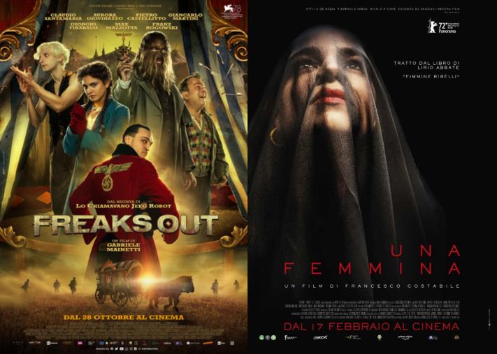 images Cinema, Calabria protagonista ai Nastri d’Argento: in gara anche "Freaks Out" e "Una femmina"