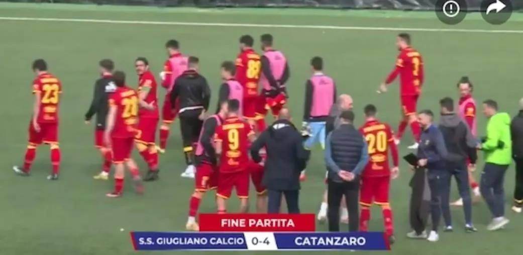 images Serie C, GIUGLIANO vs CATANZARO: 0-4 finale