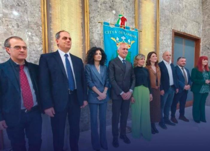 images Cosenza. Franz Caruso presenta la nuova Giunta comunale 